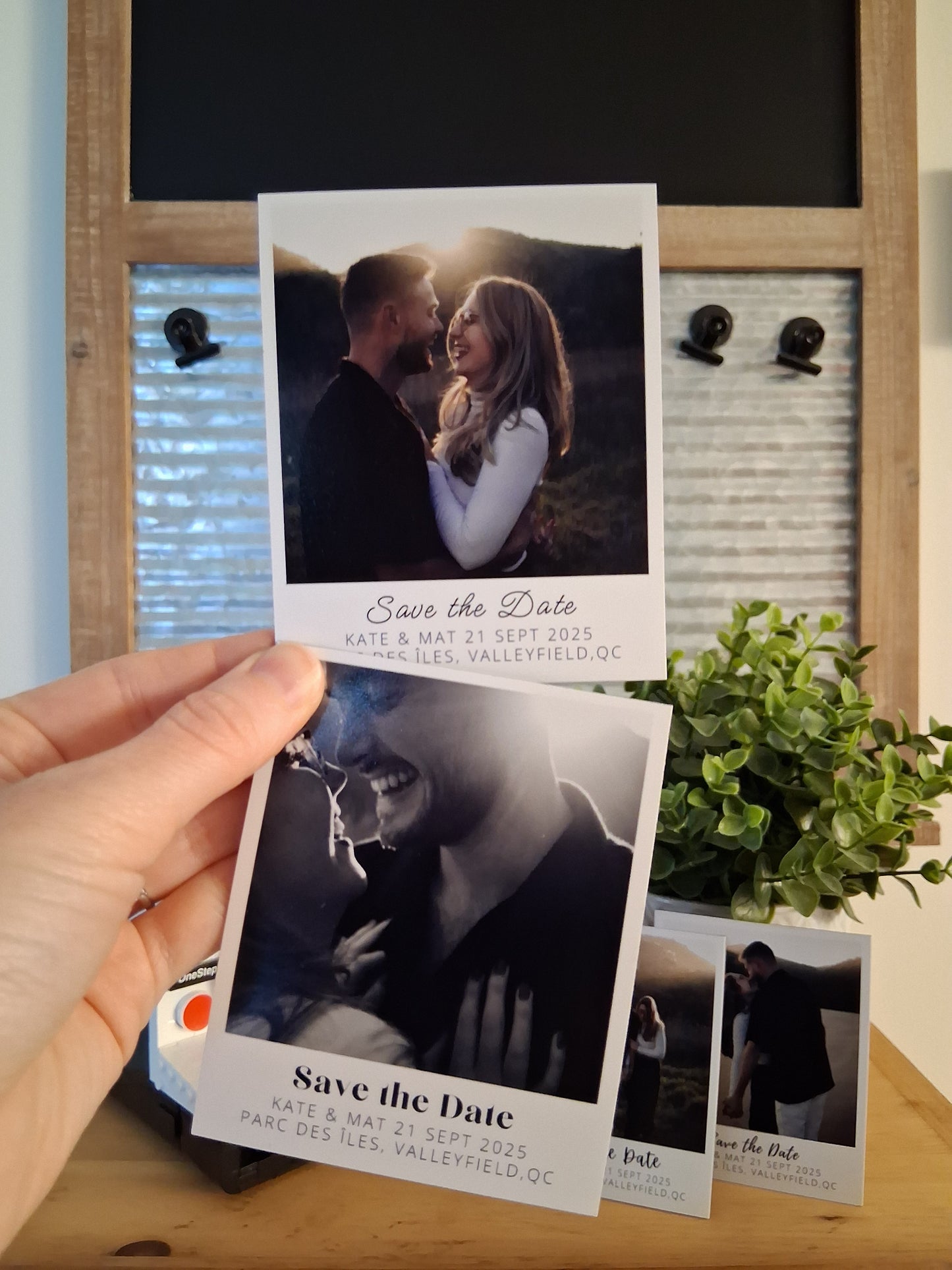 Save the date magnétique personnalisé