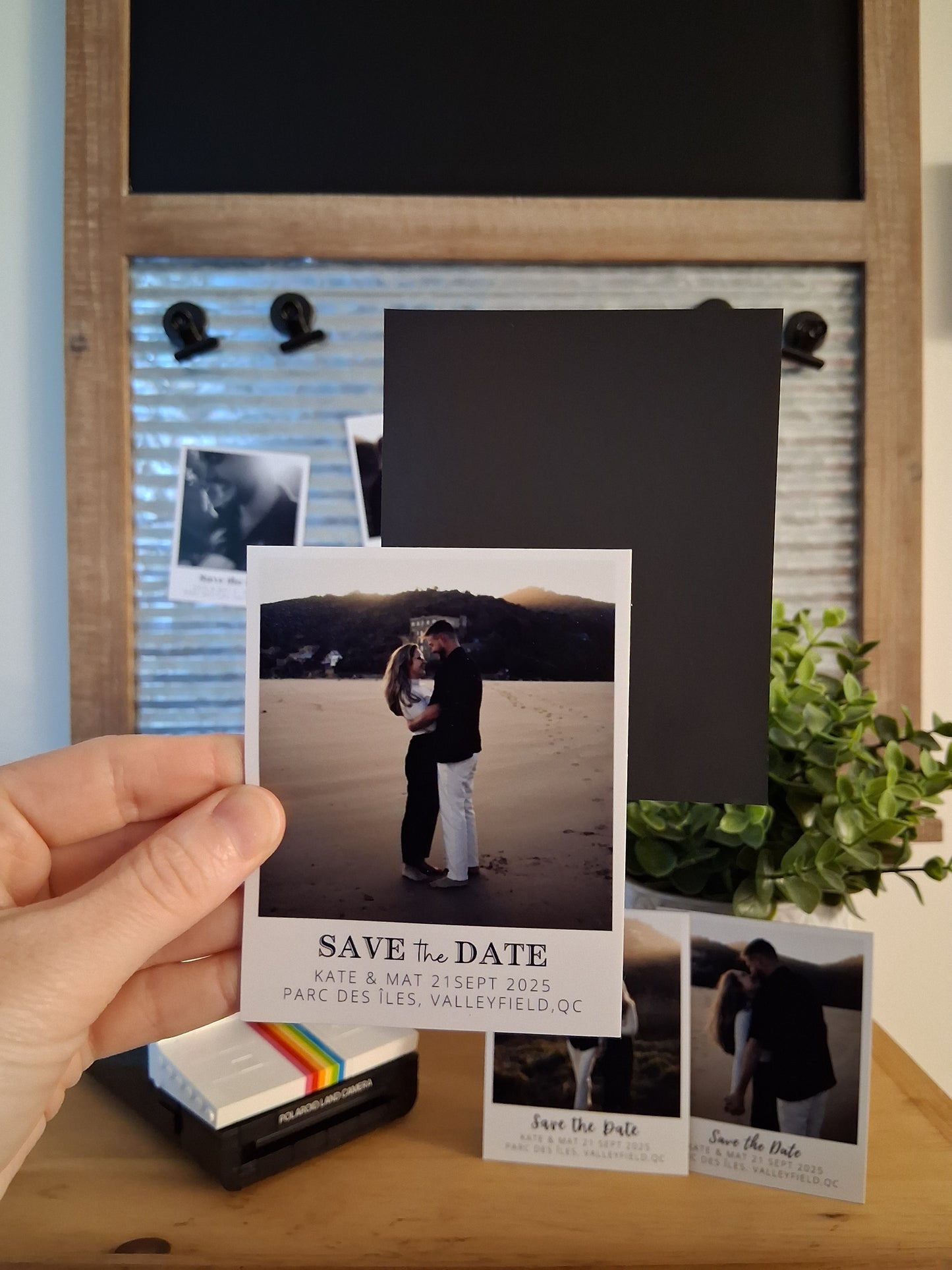 Save the date magnétique personnalisé