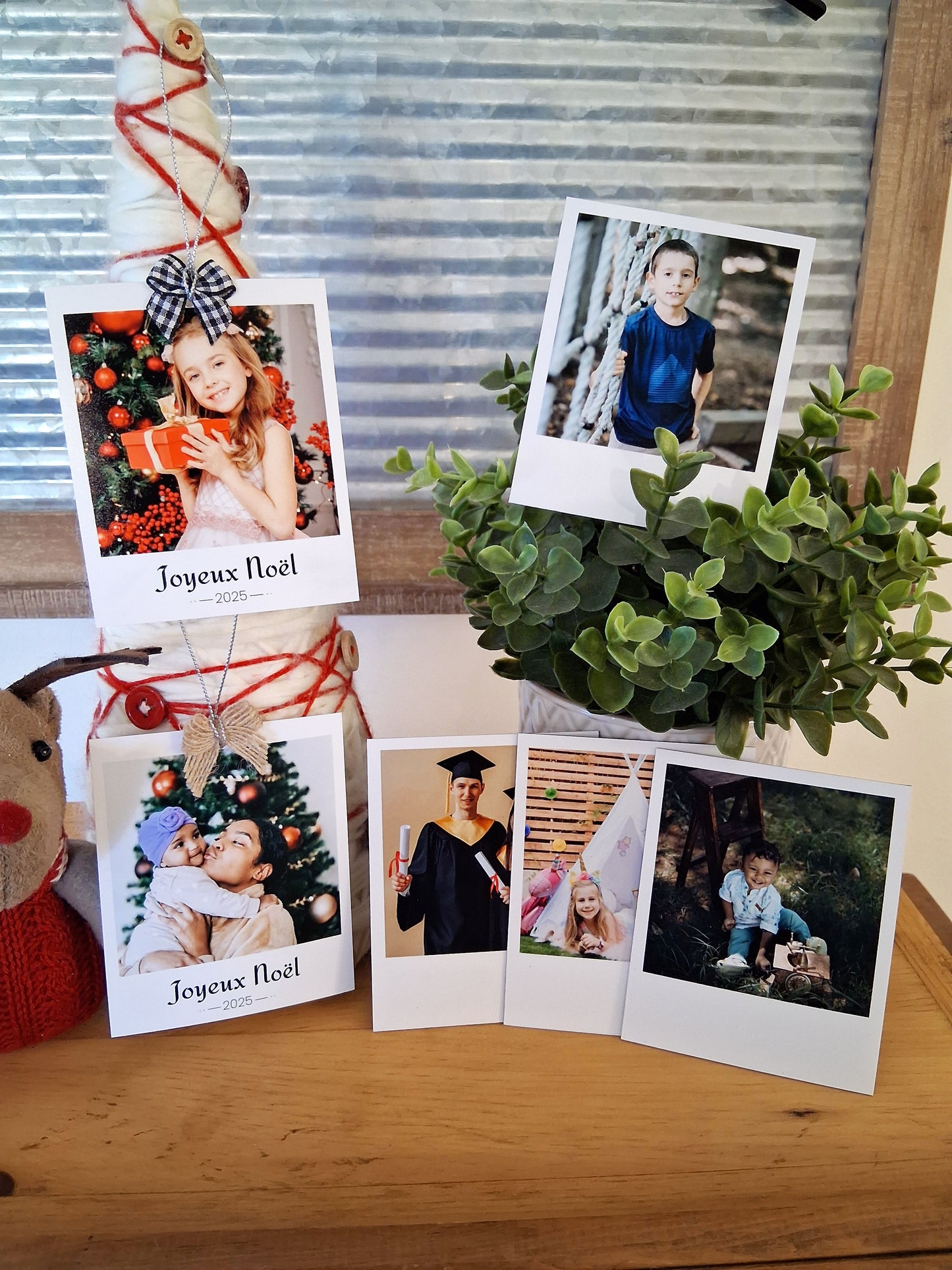 Duo rétro : aimants et ornements