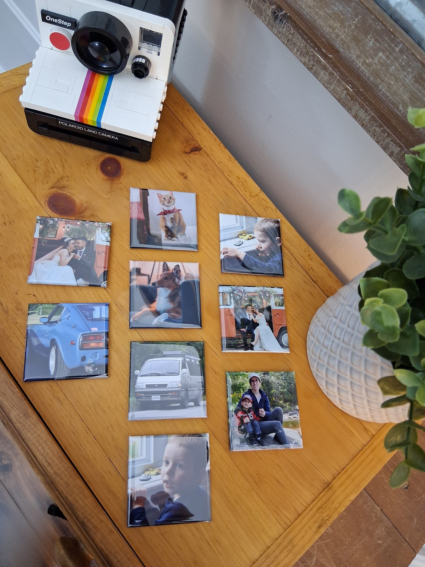 Aimant photo personnalisé 2" x 2"