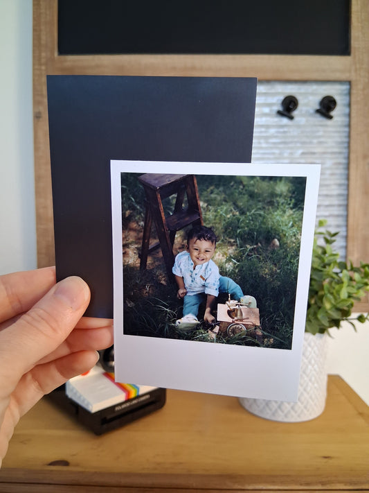 Aimant photo rétro personnalisé