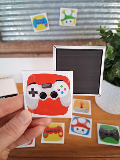 12 aimants Game on - 2" x 2"