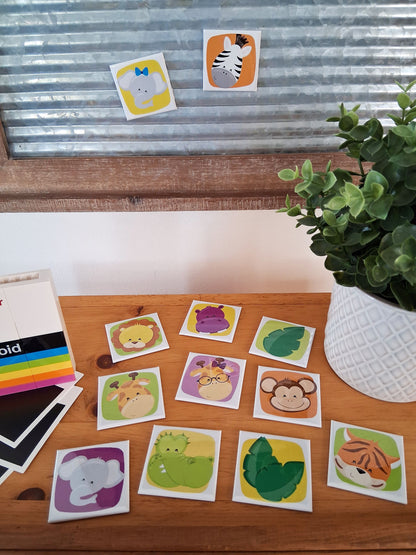 12 aimants Roi de la jungle - 2" x 2"