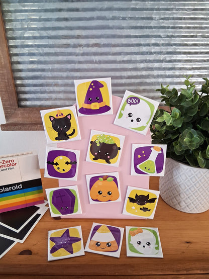 12 aimants Boo - 2" x 2"