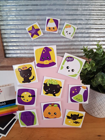 12 aimants Boo - 2" x 2"