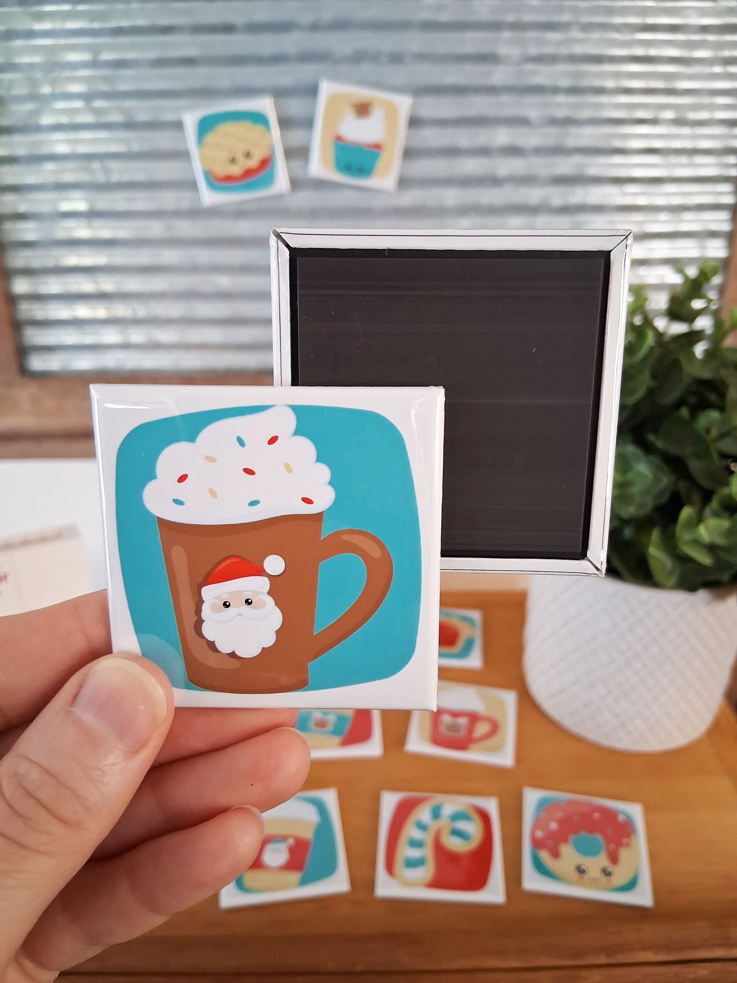 12 aimants Délices de Noël - 2" x 2"