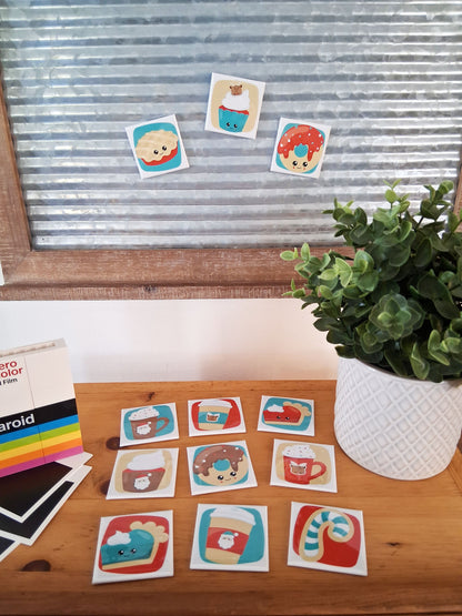 12 aimants Délices de Noël - 2" x 2"