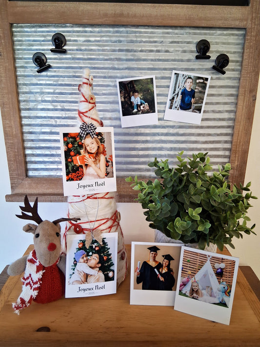 Duo rétro : aimants et ornements