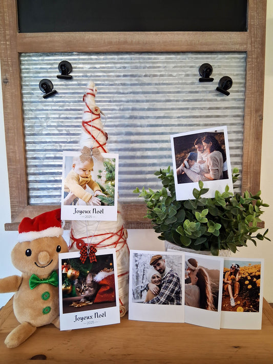 Duo rétro : photos et ornements