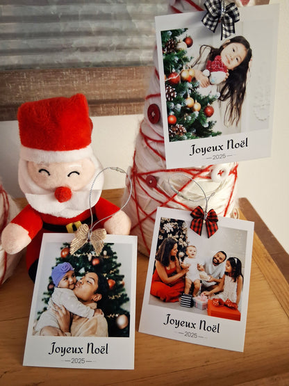 Ornement photo rétro personnalisé